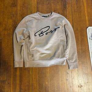 BOSS Crewneck Sweatshirt with Raised Script Logo